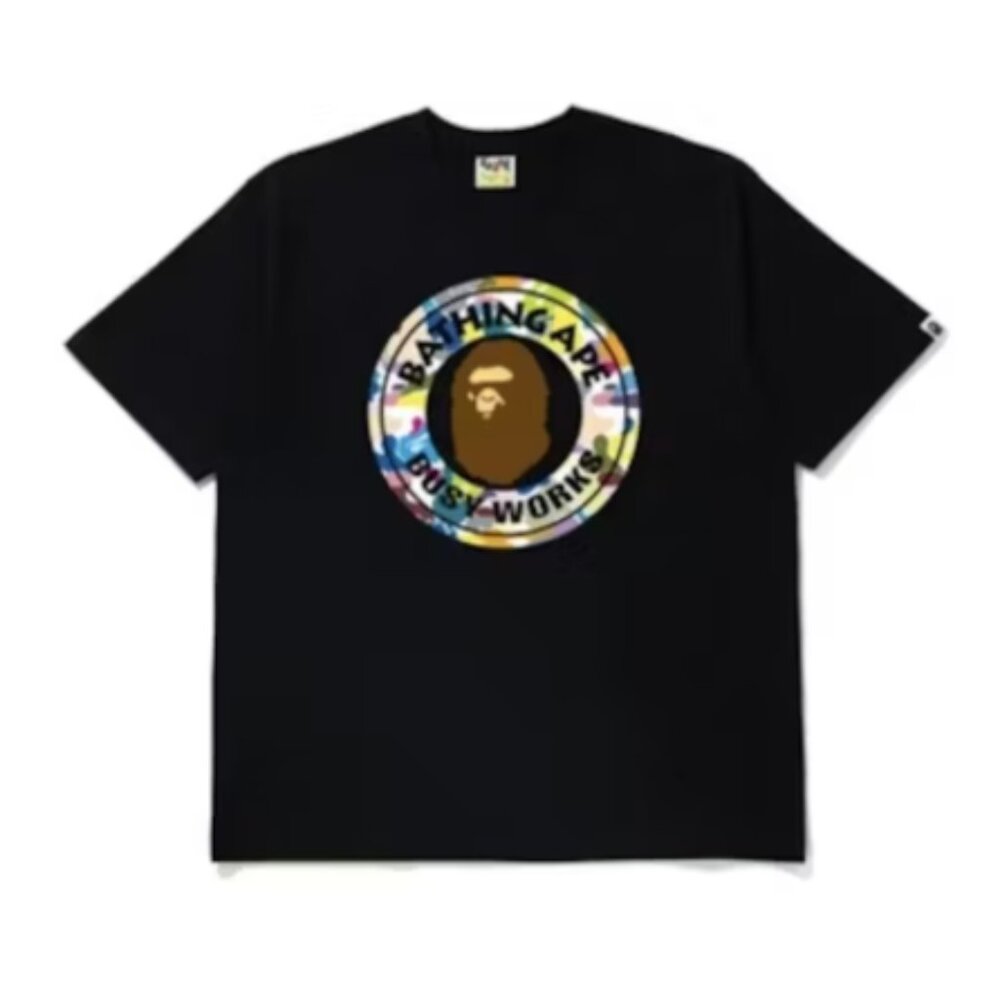 BAPE Multi Camo Busy Works Relaxed Fit Tee
